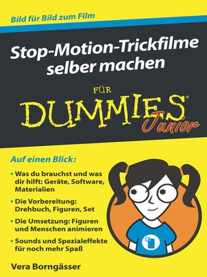 cover image of Stop-Motion-Trickfilme selber machen f&uuml;r Dummies Junior